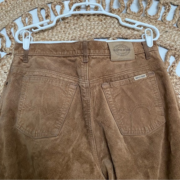 COPY - Vintage Skotts Suede,  100% suede leather pants. - Picture 4 of 9